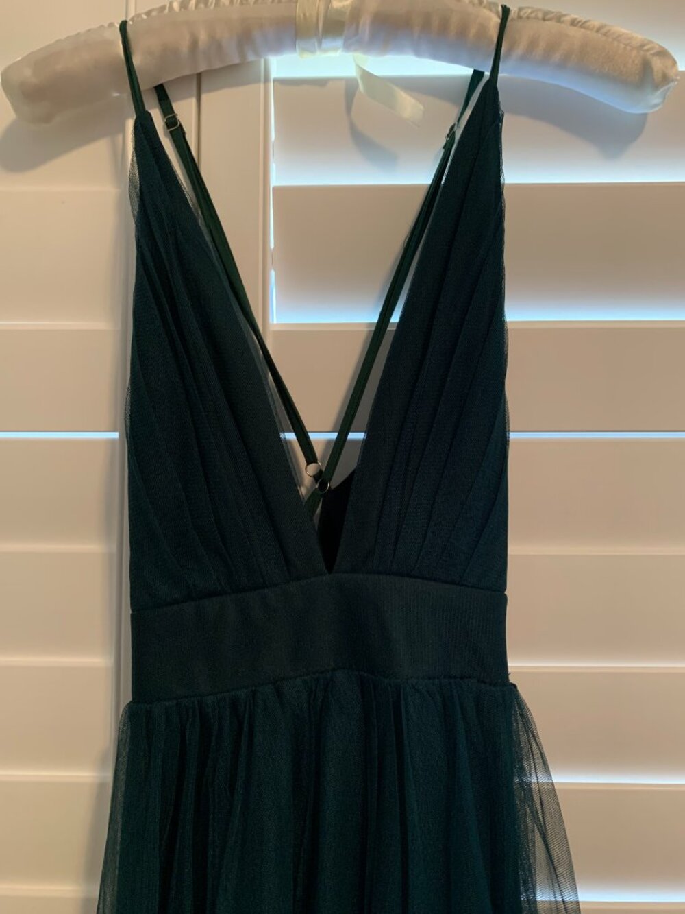 "Ever After" Prom, Gala, Bridesmaid Hunter Green Dress Small